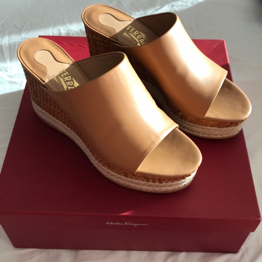 Salvatore Ferragamo Platform Mules